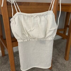 Wild Fable White Textured Camisole
